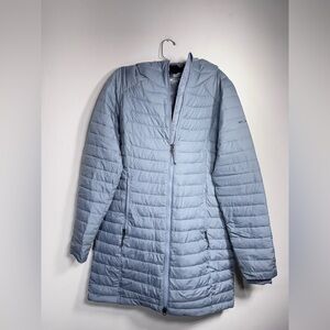 Columbia Women's Sky Blue Puffer Coat